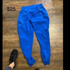 Blue tall cherokee jogger scrubs